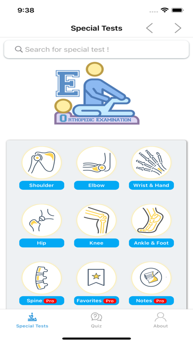 Orthopedic Examination Lite screenshot 5