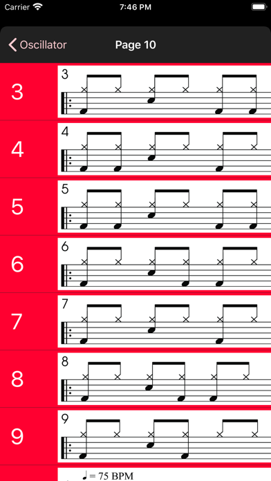 Oscillator Drum Jams screenshot 2