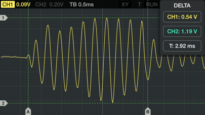 Oscilloscope screenshot 2