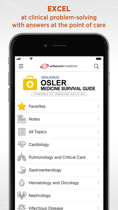 Osler Medicine Survival Guide screenshot 5