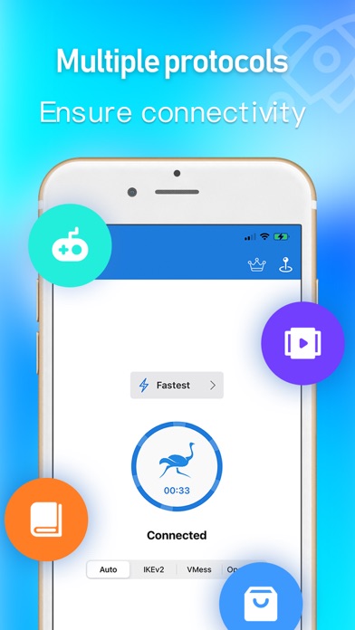Ostrich VPN - Proxy Master screenshot 1