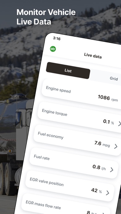 OTR Diagnostics screenshot 5