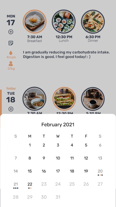Otter - Food & Meal Diary screenshot 1