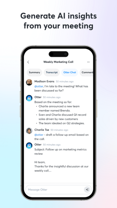 Otter Transcribe Voice Notes screenshot 2