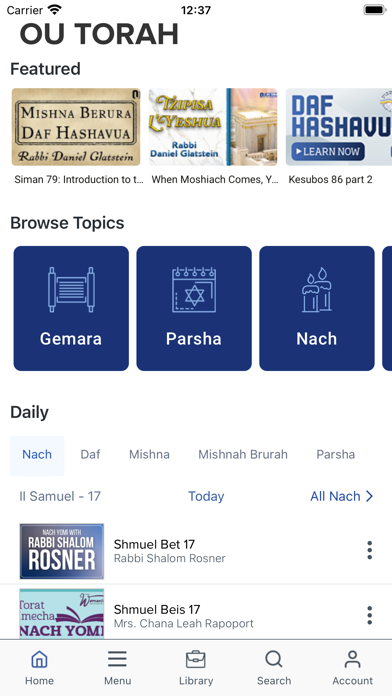 OU Torah screenshot 6
