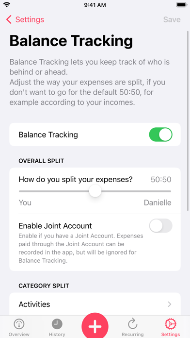 Our Expenses: Household Budget screenshot 1