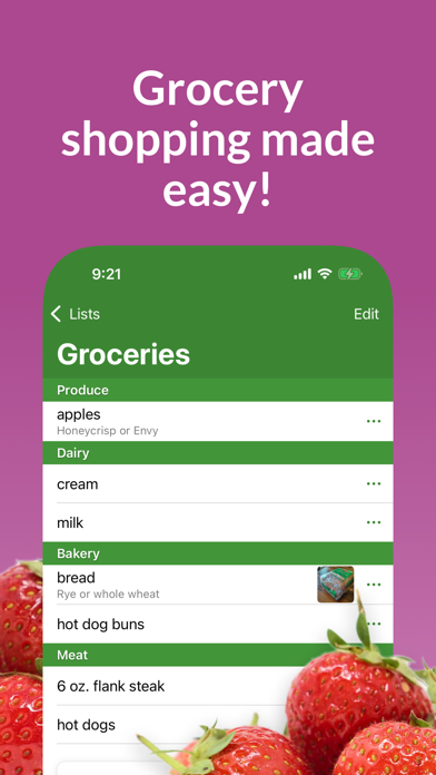Our Groceries Shopping List screenshot 2
