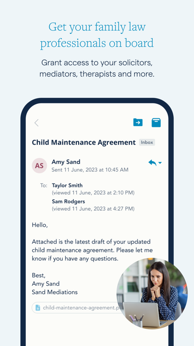 OurFamilyWizard Co-Parent App screenshot 2