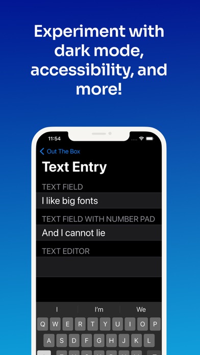 Out The Box: SwiftUI Catalogue screenshot 1
