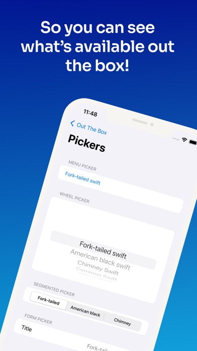 Out The Box: SwiftUI Catalogue screenshot 3