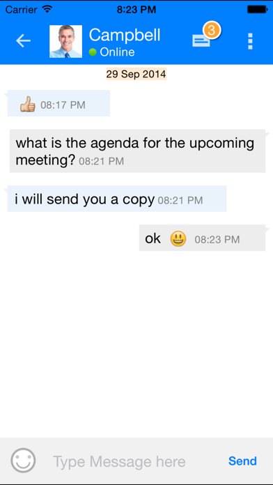 Output Messenger screenshot 3