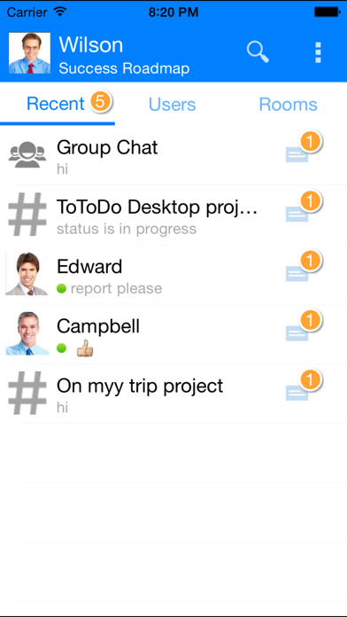 Output Messenger screenshot 2