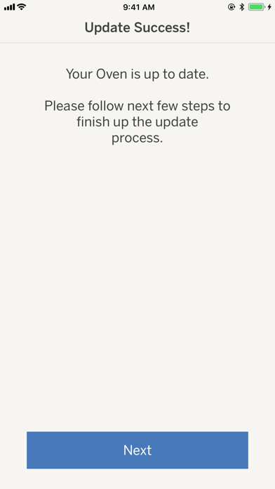 Oven Update App screenshot 1