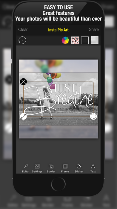 Over Pic Art Edit Photos, Add Captions to Pictures screenshot 3