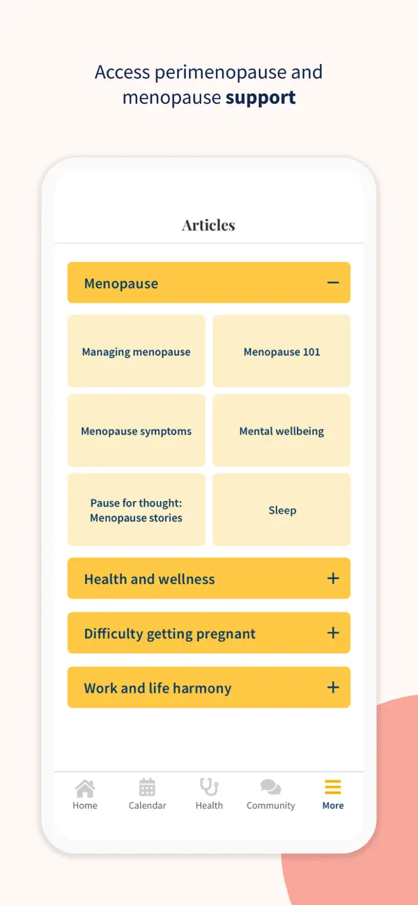 Ovia Cycle & Pregnancy Tracker screenshot 1