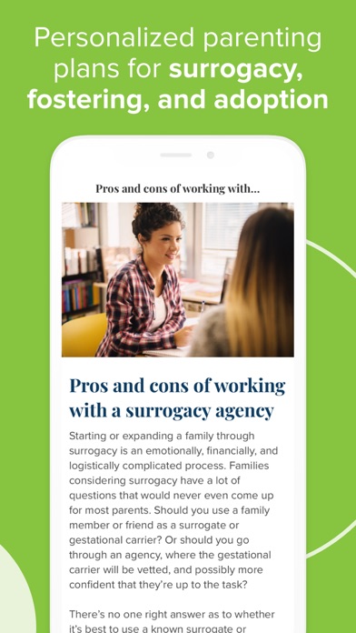 Ovia Parenting & Baby Tracker screenshot 1