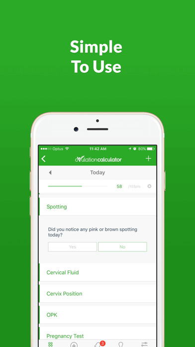 Ovulation Calculator Fertile Tracker & Calendar OC screenshot 2
