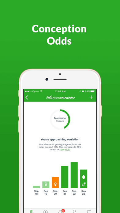 Ovulation Calculator Fertile Tracker & Calendar OC screenshot 1