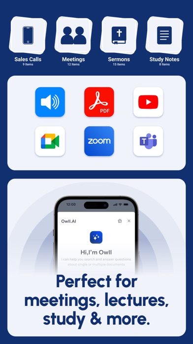 Owll:AI Note Taker & Assistant screenshot 6