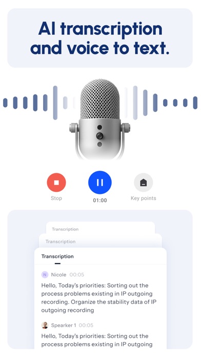 Owll:AI Note Taker & Assistant screenshot 1