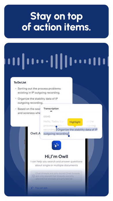 Owll:AI Note Taker & Assistant screenshot 4