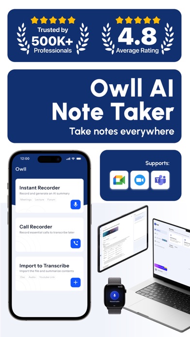 Owll:AI Note Taker & Assistant screenshot 7