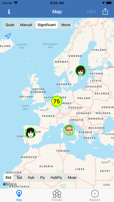 OwnTracks screenshot 3