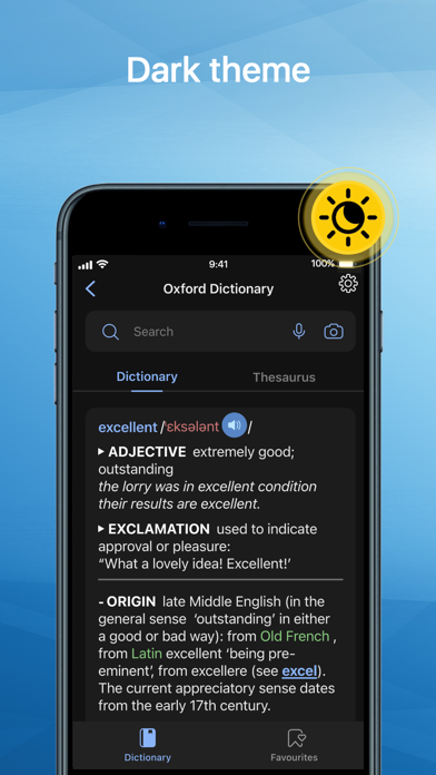Oxford Dictionary & Thesaurus screenshot 1