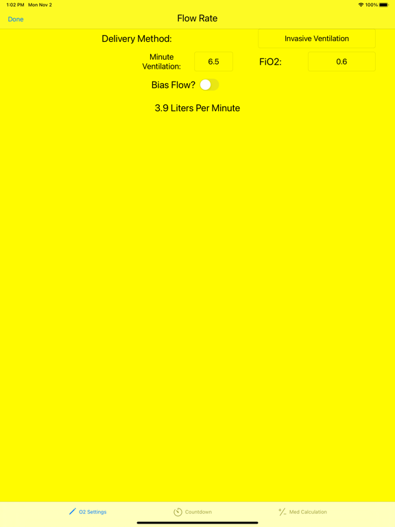 Oxygen Calculation Tool screenshot 7