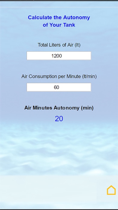 Oxygen Cylinder Autonomy Calc screenshot 1