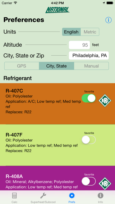 P-T Calculator screenshot 1