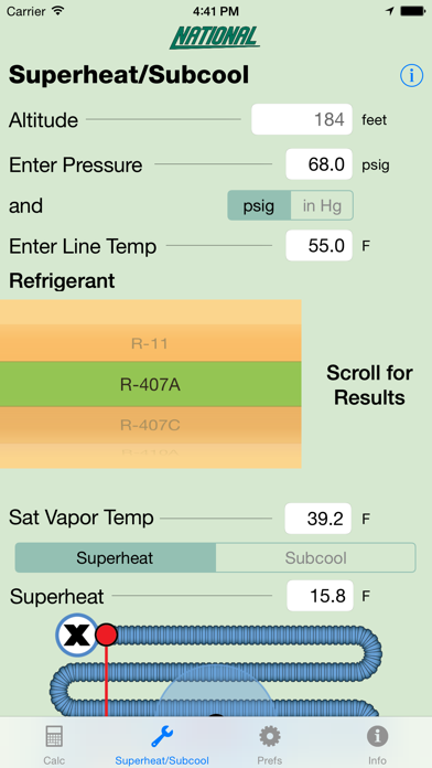 P-T Calculator screenshot 3