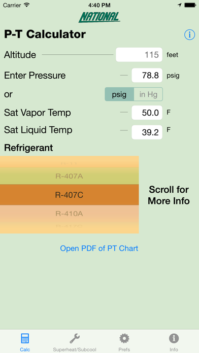 P-T Calculator screenshot 4