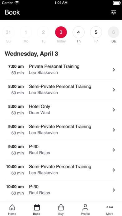 P3RSONAL TRAINING screenshot 2