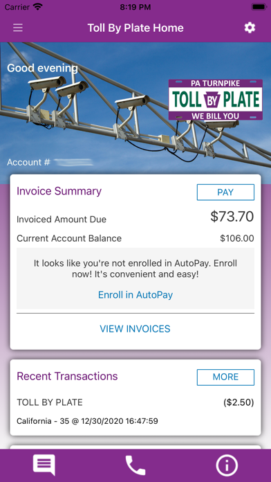 PA Toll Pay screenshot 2