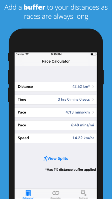 Pace Calculator screenshot 2