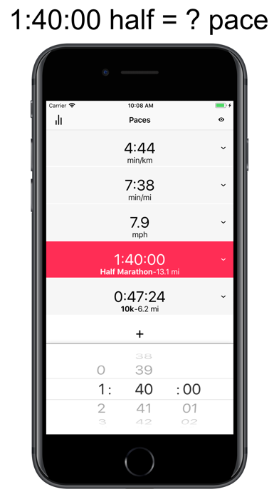 Paces - Easy Pace Conversions screenshot 2
