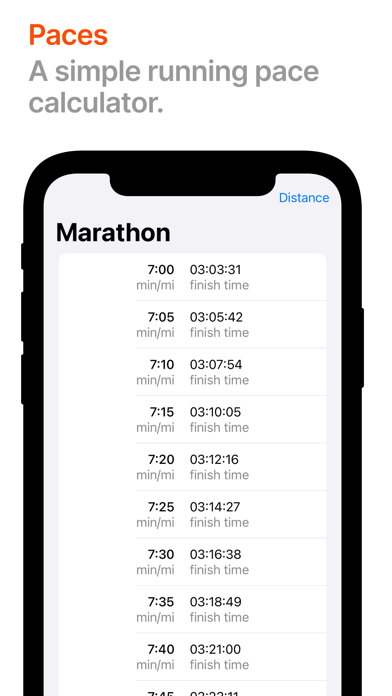 Paces: Running pace calculator screenshot 4