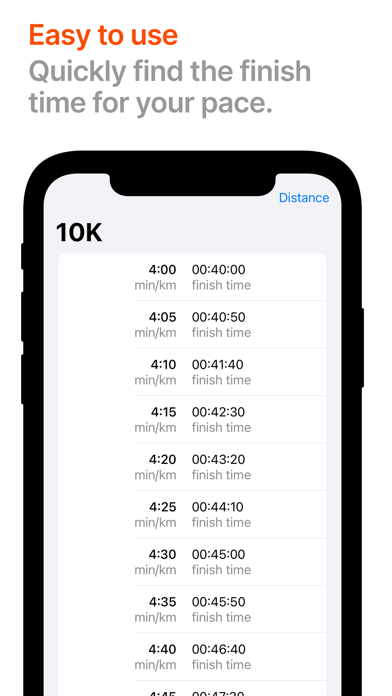Paces: Running pace calculator screenshot 3
