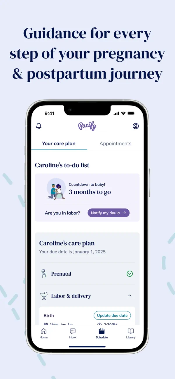 Pacify: Doula & Lactation Care screenshot 5