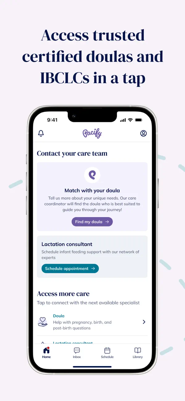 Pacify: Doula & Lactation Care screenshot 6