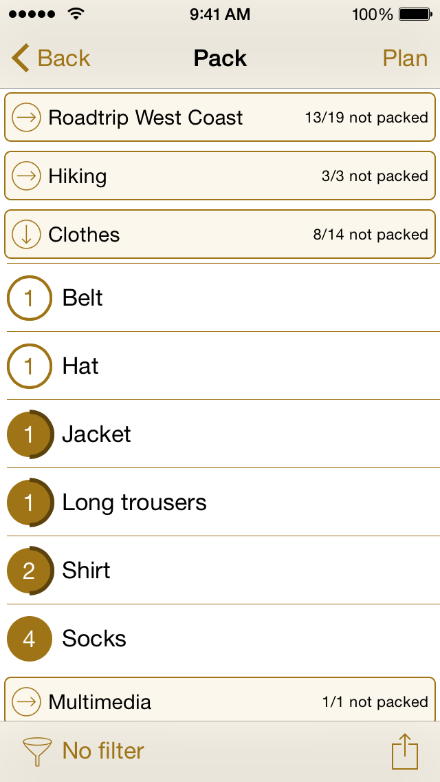 Pack The Bag Pro screenshot 2