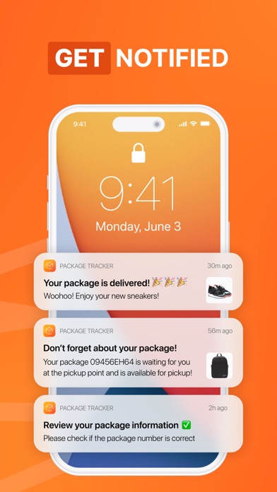 Package Delivery Tracker App screenshot 1