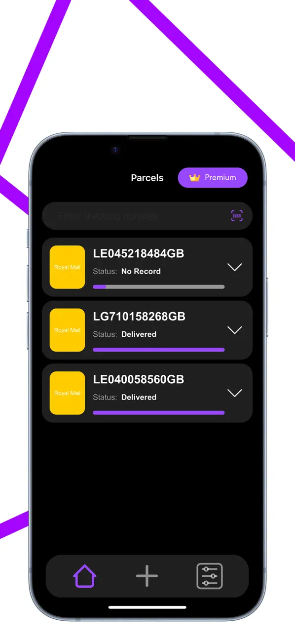 Package tracker for Fedex,UPS screenshot 1