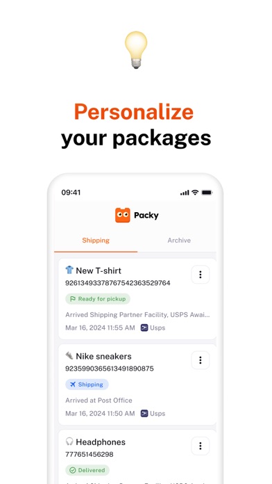 Package Tracker － Packy screenshot 3