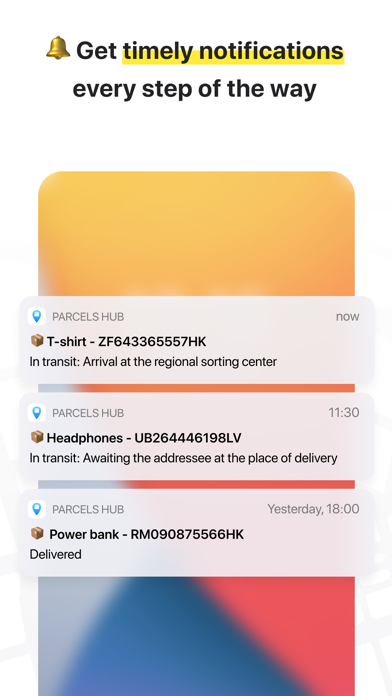 Package tracker: Parcels Hub screenshot 7