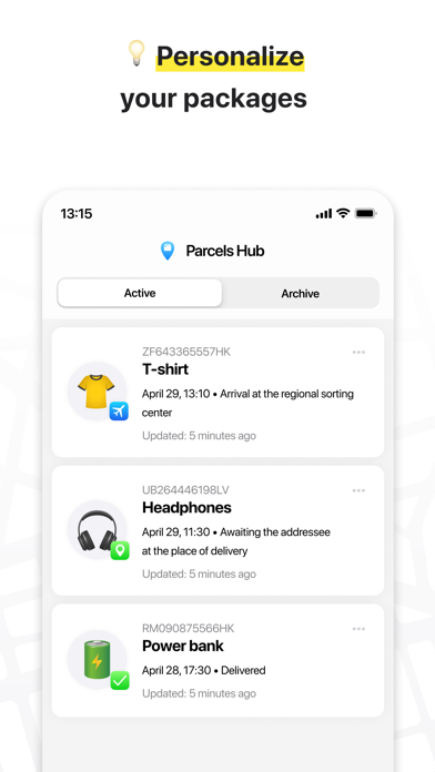 Package tracker: Parcels Hub screenshot 6