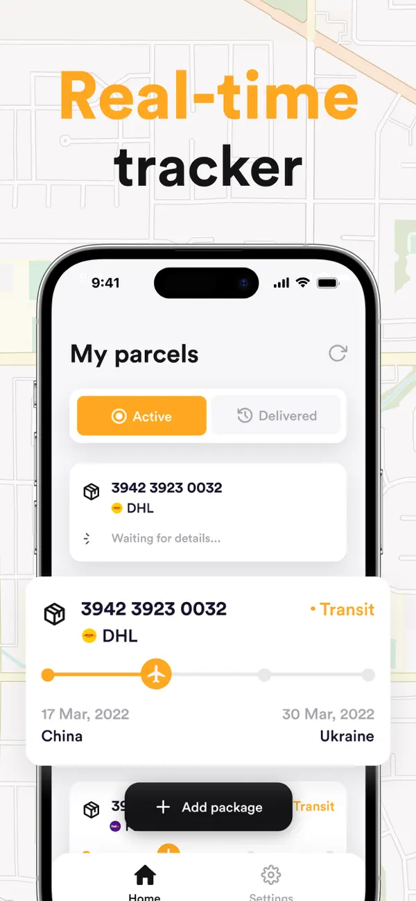 Package Tracker - Tracking App screenshot 2