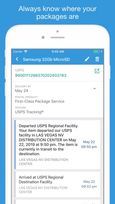 Packages - Track Your Parcels screenshot 5