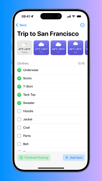Packing List – Pack, Repeat screenshot 1